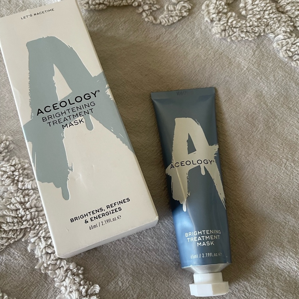 Aceology brightening face mask treatment